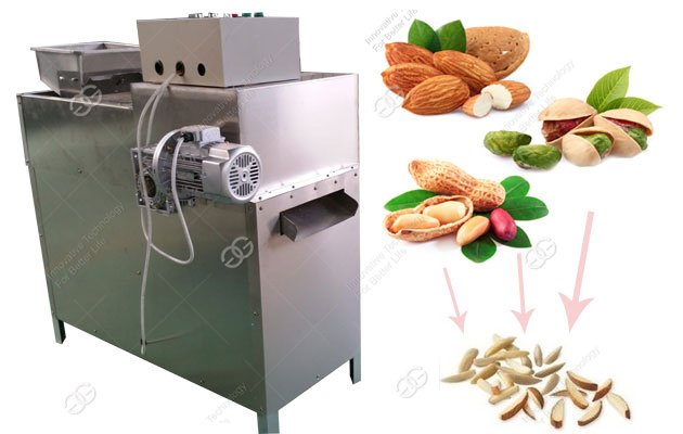 cashew  nut strip cutting processing machine