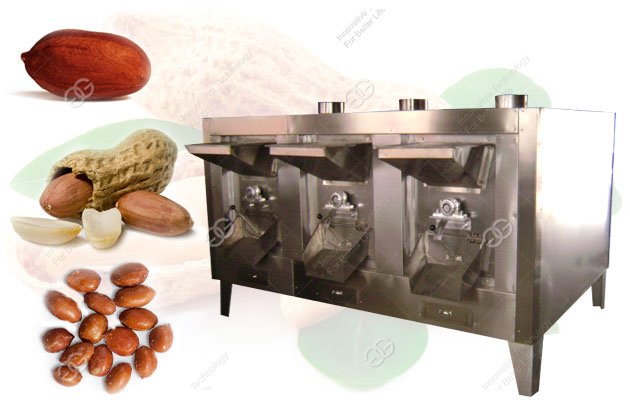 High Quality Peanut|Groundnut Baking Machine Drum Type