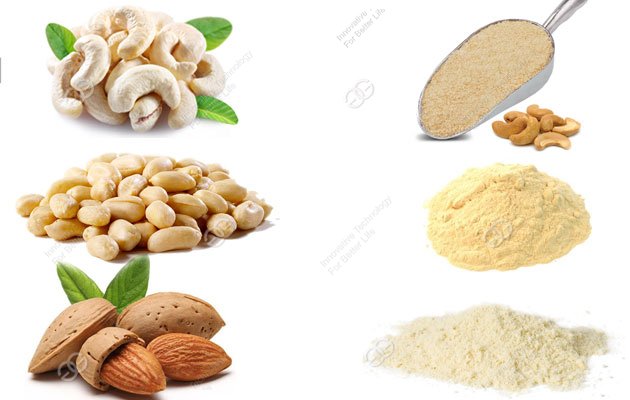 almond peanut cashew nut powder