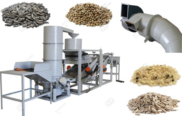 sunflower seeds shelling machine