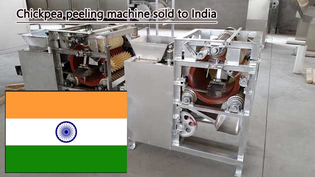 chickpea skin peeling machine to India