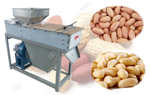 peanut dry skin peeling machine