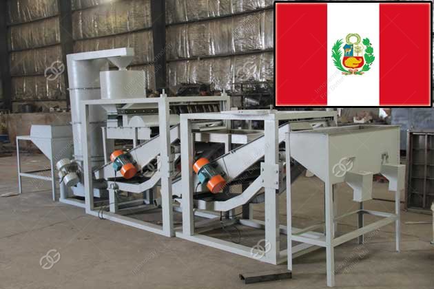 sunflower seeds shelling machine sold to peru