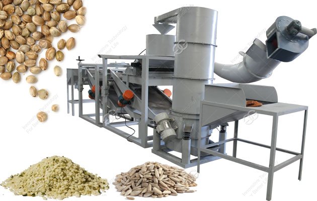 hemp seed shelling machine