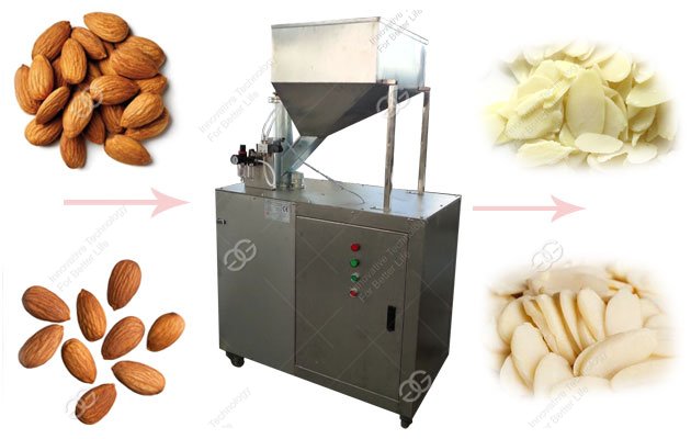 almond slicing cutting machine