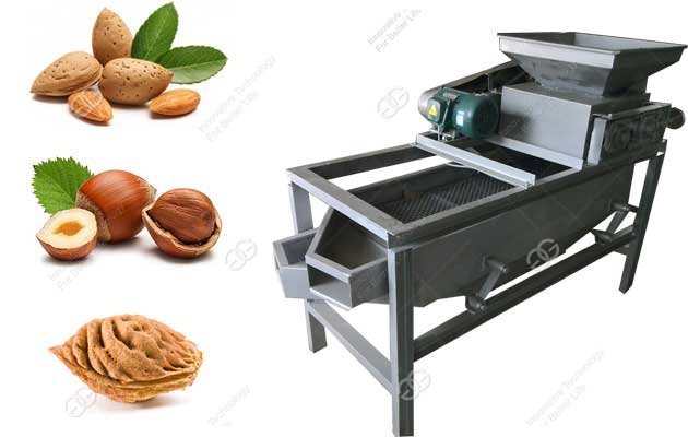 Single Stage Hazelnut Shelling Machine