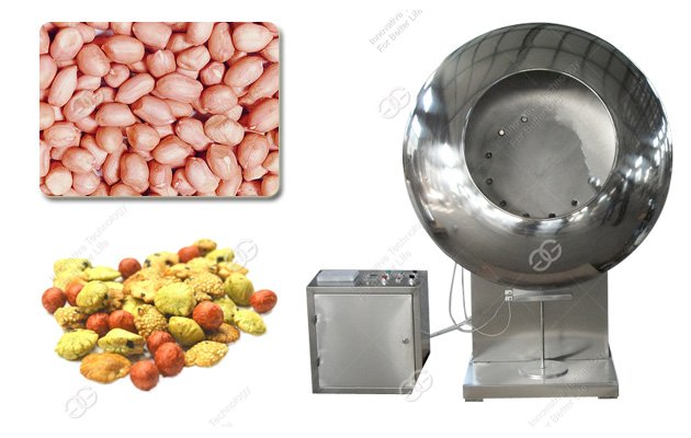 Small Type Peanut Coating Machine With Factory Price