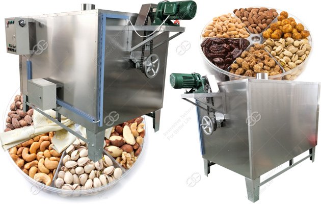 Drum Type Chick Peas Roaster Machine