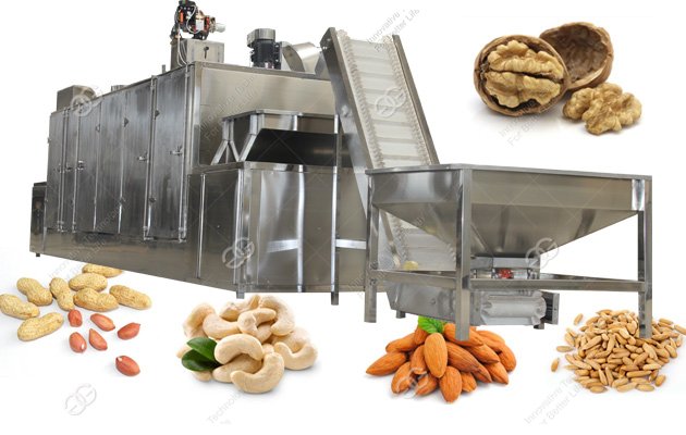 almond roasting machine